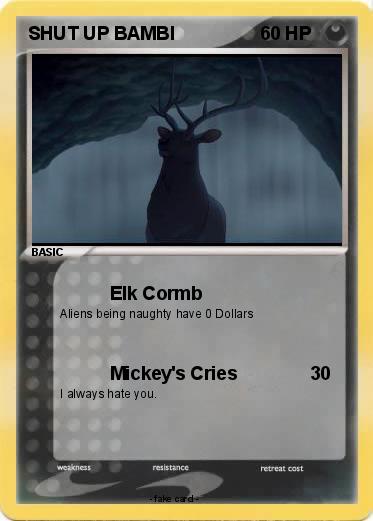Pokemon SHUT UP BAMBI