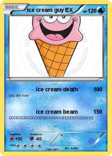 Pokemon ice cream guy EX