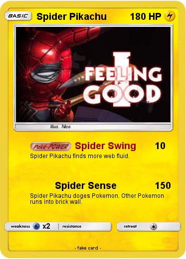 Pokemon Spider Pikachu