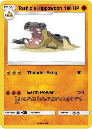 Pokemon Toshio's Hippowdon