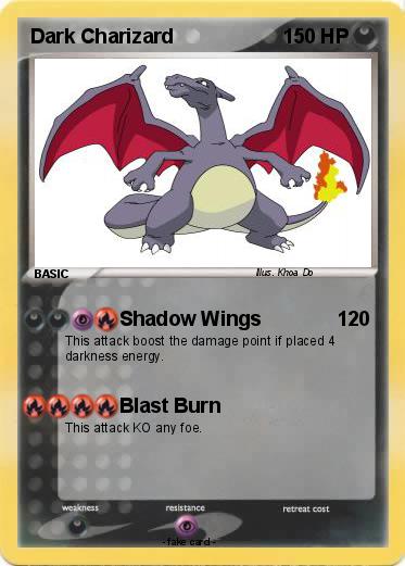 Pokemon Dark Charizard