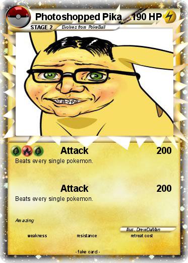 Pokemon Photoshopped Pika
