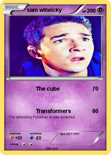 Pokemon sam witwicky