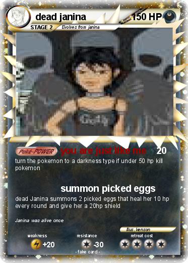 Pokemon dead janina