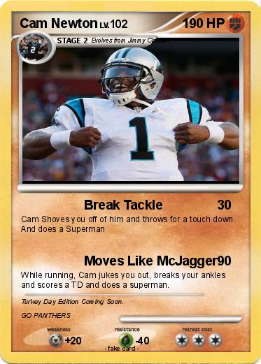 Pokemon Cam Newton
