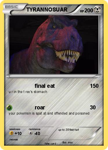 Pokemon TYRANNOSUAR