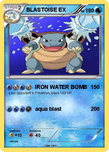 Pokemon BLASTOISE EX