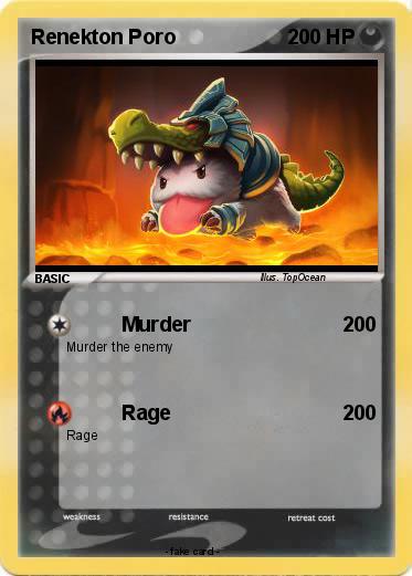 Pokemon Renekton Poro