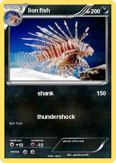 Pokemon lion fish