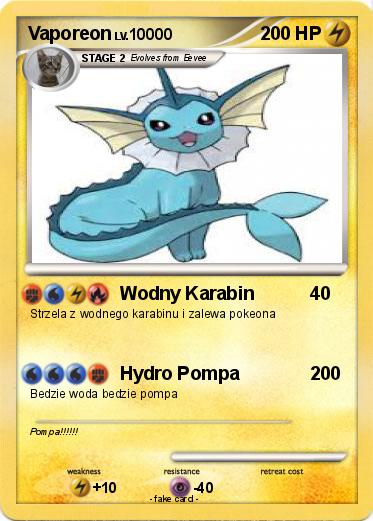 Pokemon Vaporeon