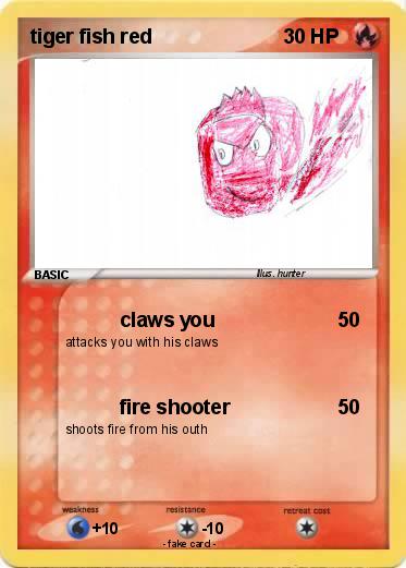 Pokemon tiger fish red