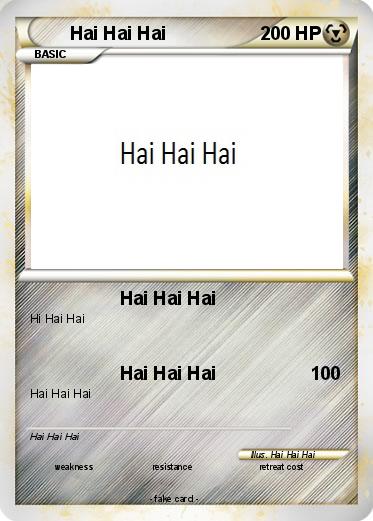 Pokemon Hai Hai Hai