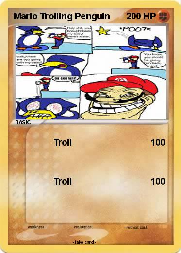 Pokemon Mario Trolling Penguin