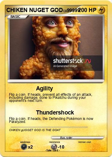 Pokemon CHIKEN NUGET GOD