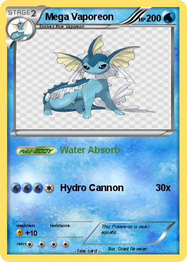 Pokemon Mega Vaporeon