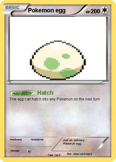 Pokemon Pokemon egg