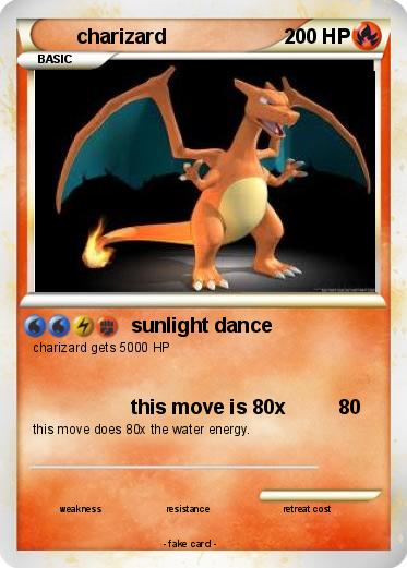 Pokemon charizard