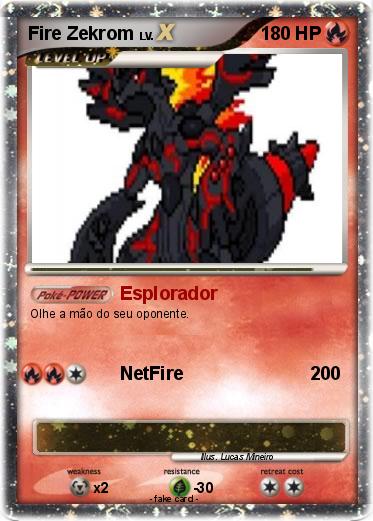 Pokemon Fire Zekrom