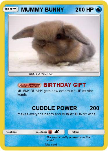 Pokemon MUMMY BUNNY