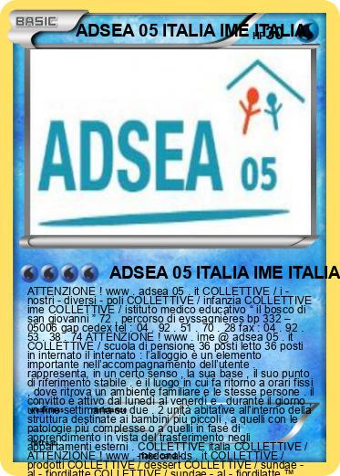 Pokemon ADSEA 05 ITALIA IME ITALIA