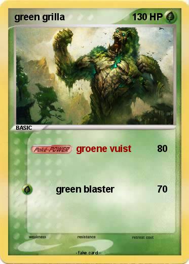 Pokemon green grilla