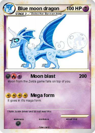 Pokemon Blue moon dragon