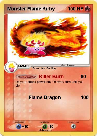 Pokemon Monster Flame Kirby