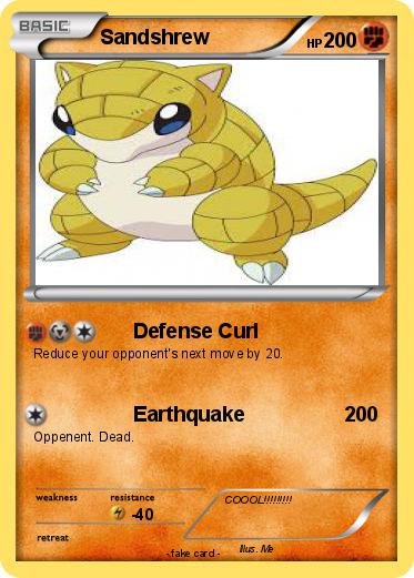 Pokemon Sandshrew