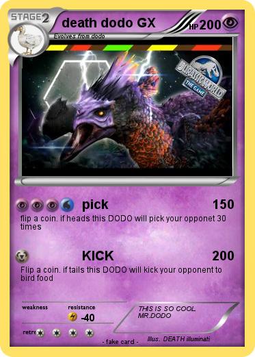 Pokemon death dodo GX