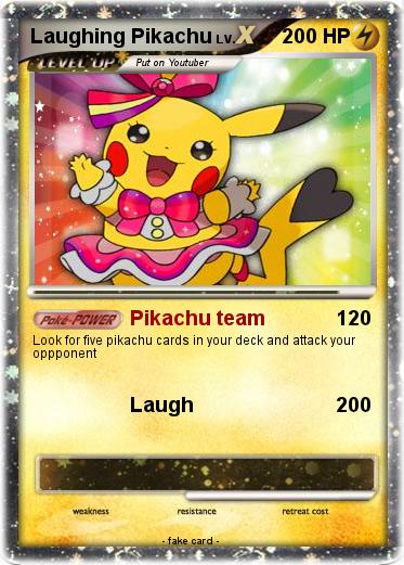 Pokemon Laughing Pikachu