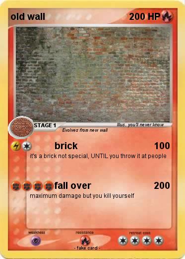 Pokemon old wall