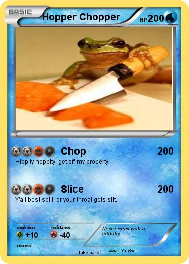 Pokemon Hopper Chopper