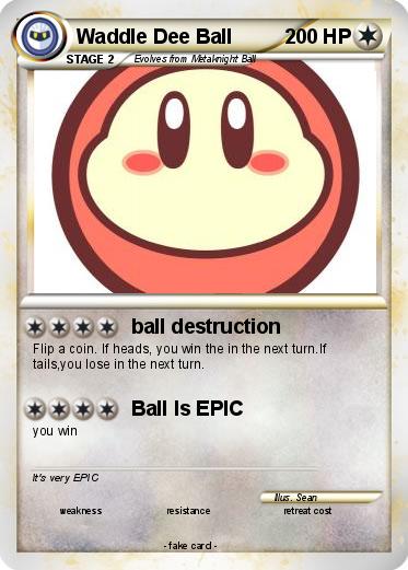 Pokemon Waddle Dee Ball