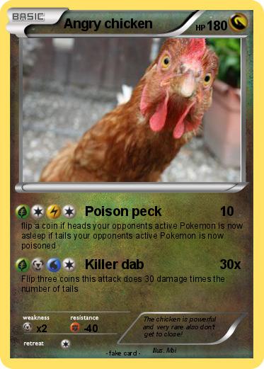 Pokemon Angry chicken