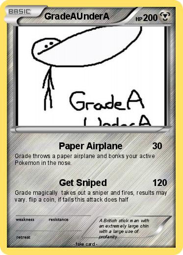 Pokemon GradeAUnderA