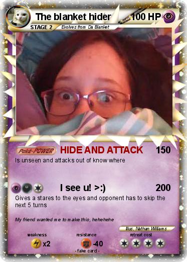 Pokemon The blanket hider
