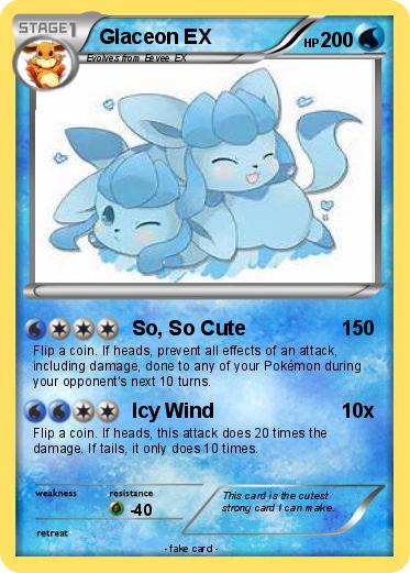 Pokemon Glaceon EX
