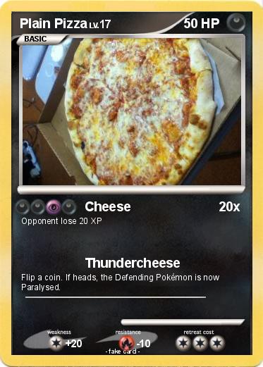 Pokemon Plain Pizza