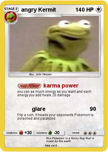 Pokemon angry Kermit