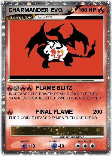 Pokemon CHARMANDER EVO.