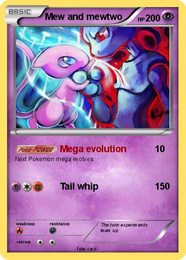 Pokemon Mew and mewtwo