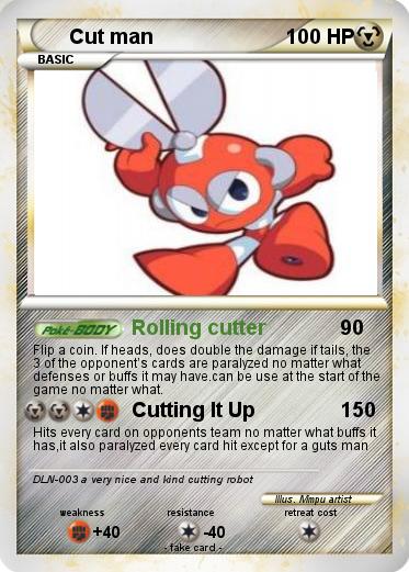 Pokemon Cut man