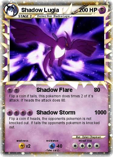 Pokemon Shadow Lugia