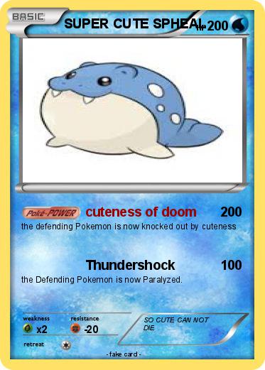 Pokemon SUPER CUTE SPHEAL