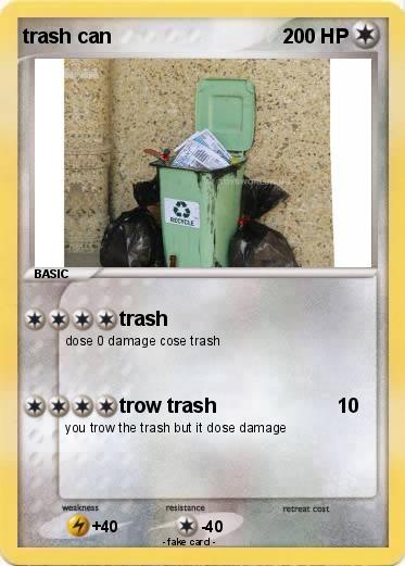 Pokemon trash can