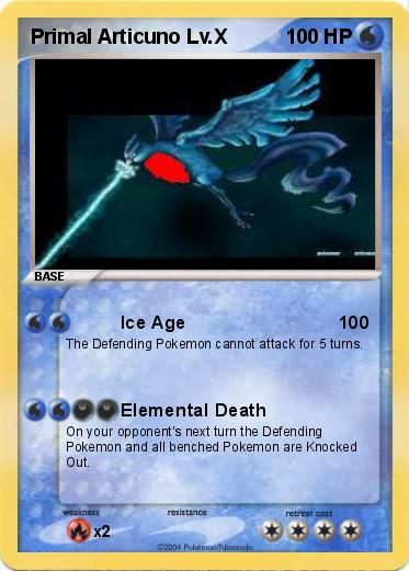 Pokemon Primal Articuno Lv.X