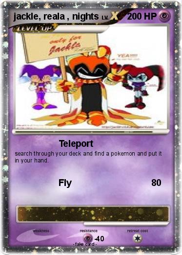 Pokemon jackle, reala , nights