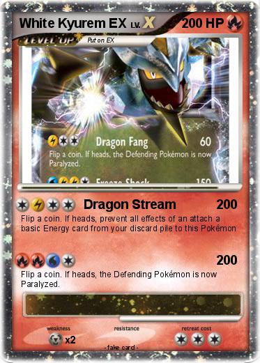 Pokemon White Kyurem EX