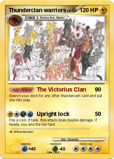 Pokemon Thunderclan warriors