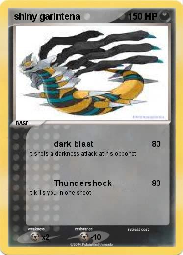 Pokemon shiny garintena
